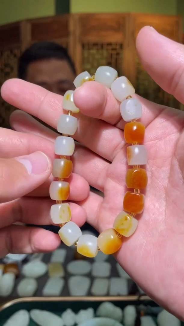 手串未镶嵌和田玉手串10*11