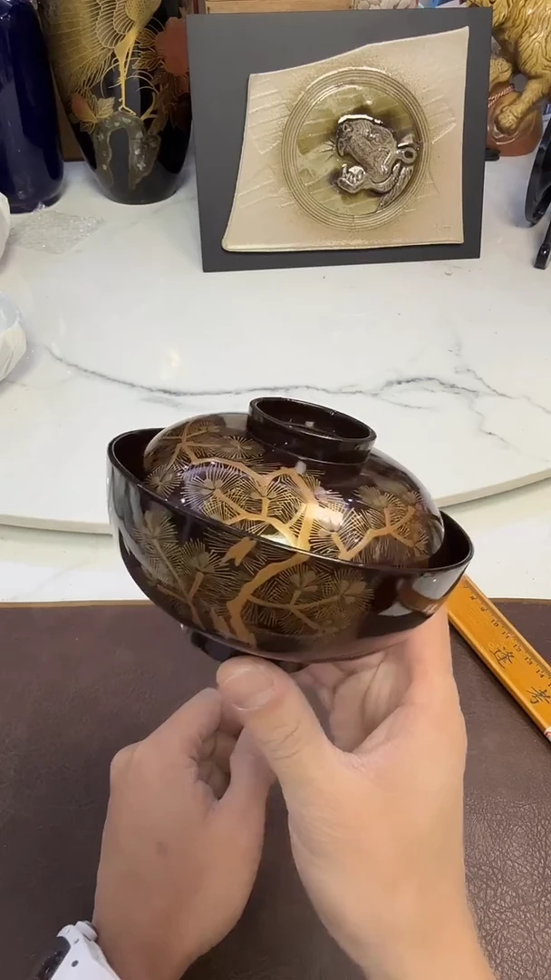 882木胎大漆金世绘9套