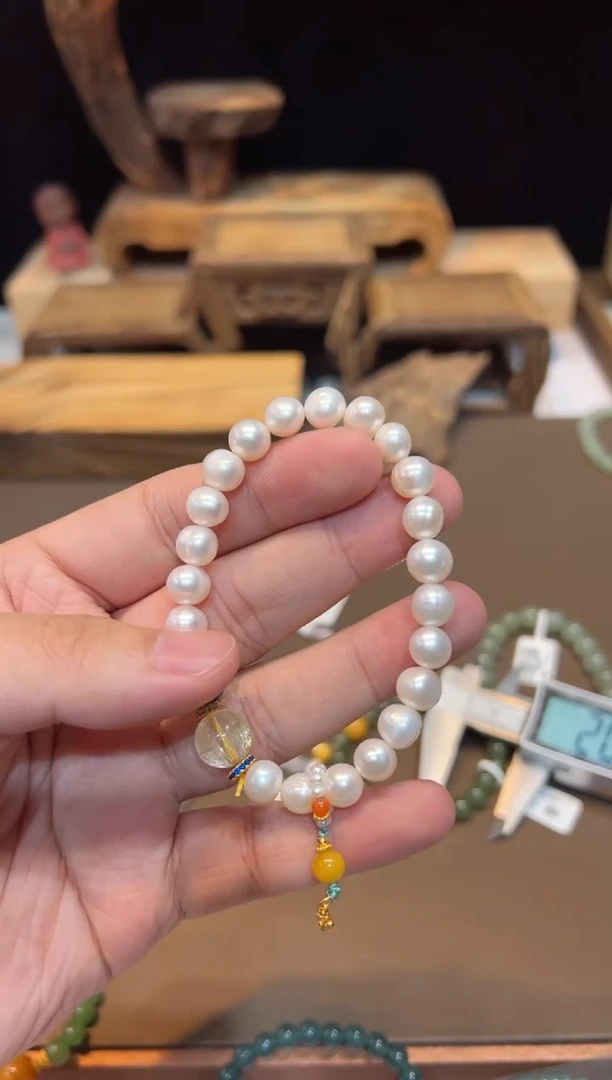淡水珍珠手绳未镶嵌手饰@@C2475