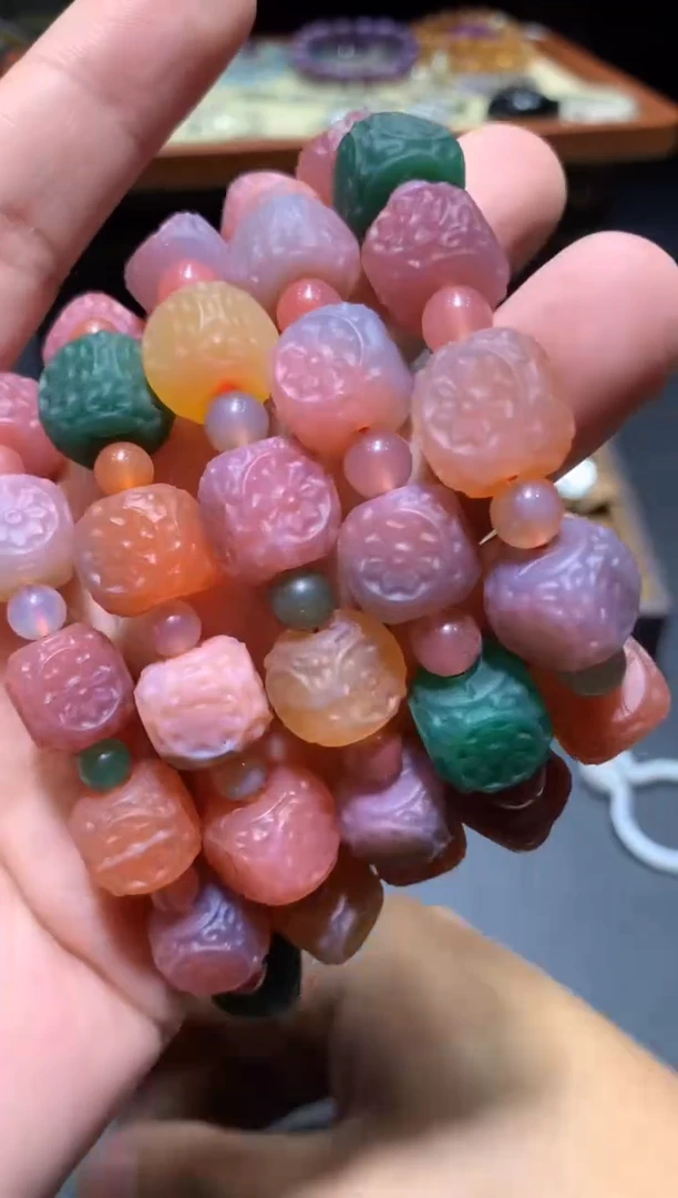 【闪购商品】石英质玉（盐源）手链未镶嵌P91【多样性发其一】