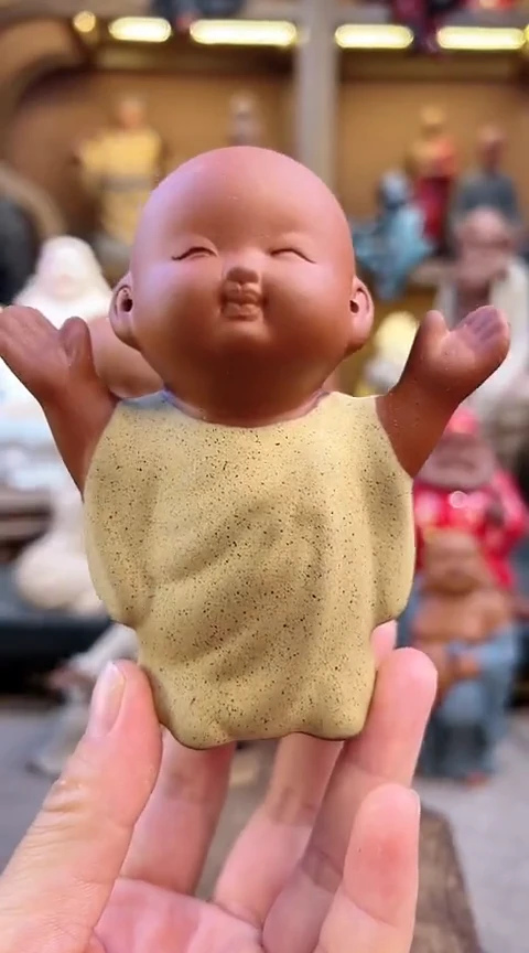 紫砂茶宠器闵茶宠摆件
