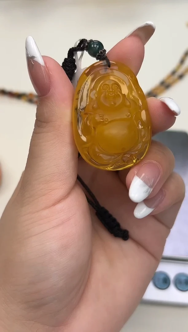 裸石琥珀未镶嵌琥珀蜜蜡吊坠