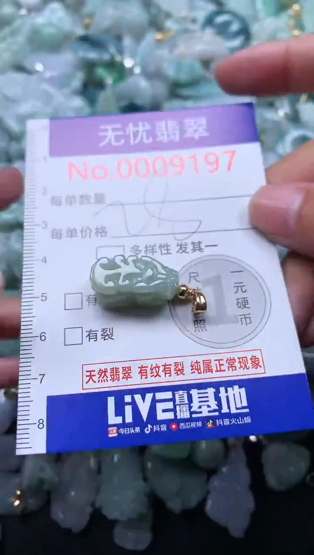 颈饰未镶嵌翡翠9197