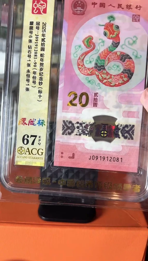 塑料2025 蛇钞 爱藏 标十  啊啊啊啊啊啊 如图
