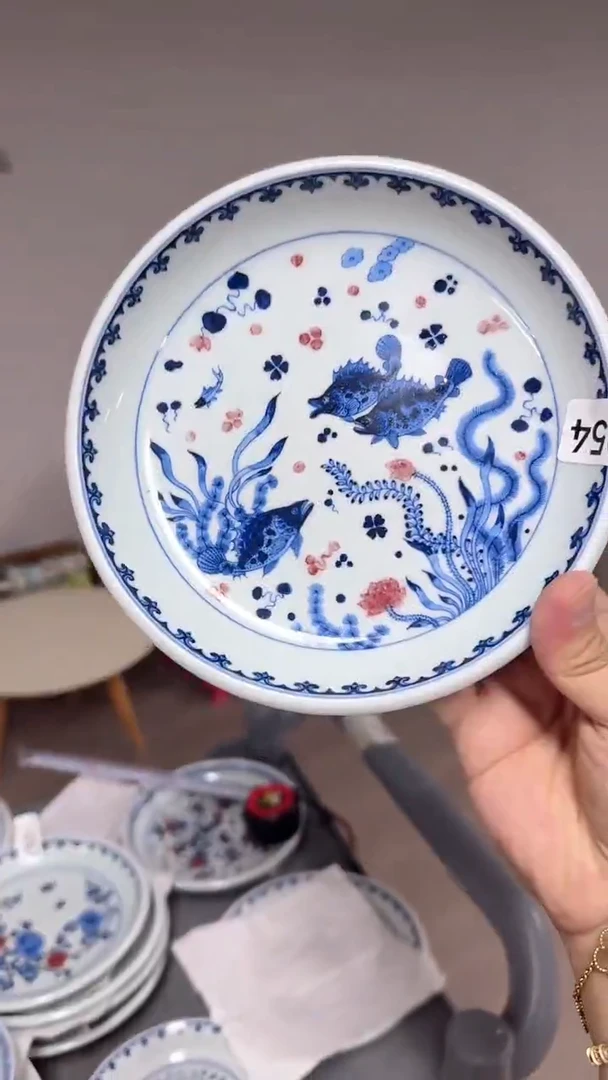 瓷片Y054家庭瓷器日用摆件