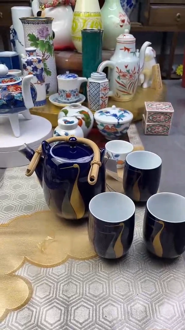【闪购商品】盘深川制茶具四件套