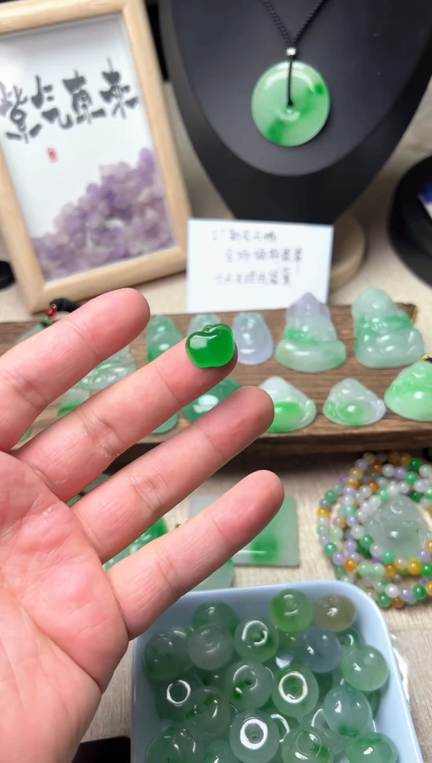 颈饰未镶嵌翡翠所见即所得，一图一物