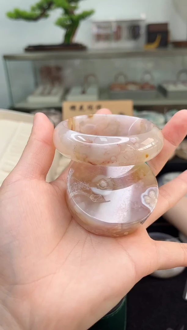 未镶嵌手镯石英质玉57圈口（赠品镯心）3681512