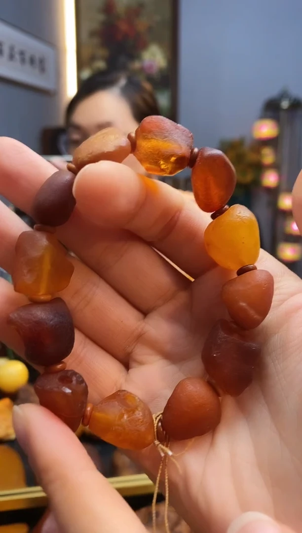 手串琥珀未镶嵌手串