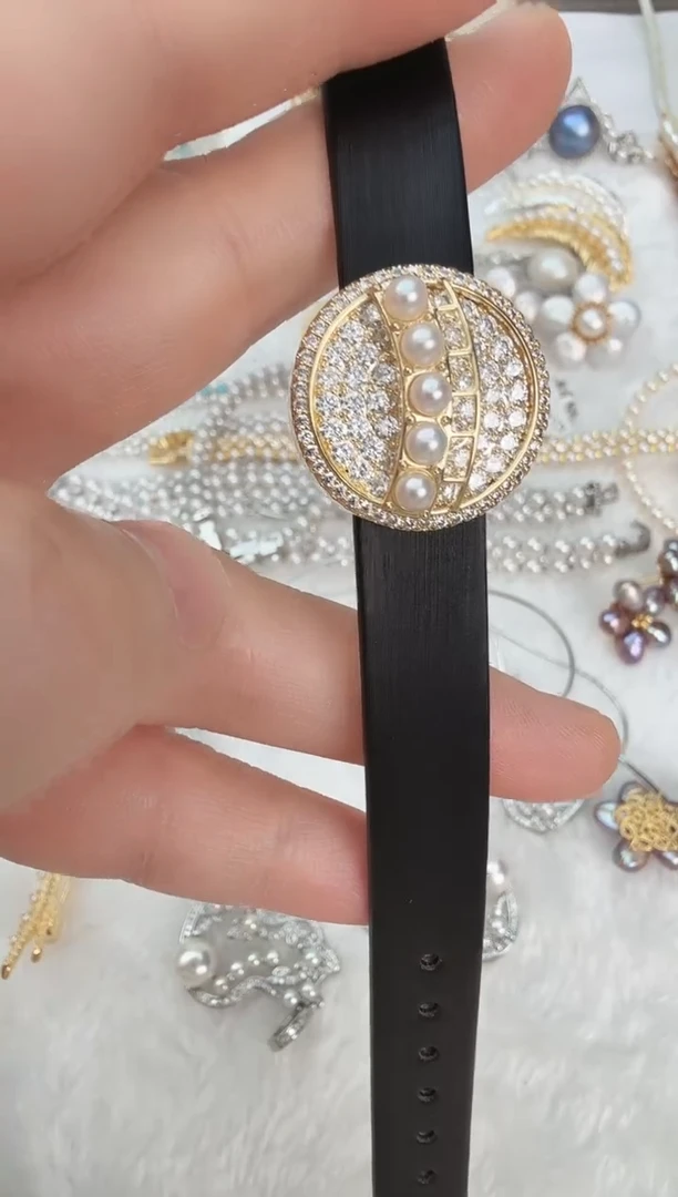 未镶嵌手镯淡水珍珠手表形五珠