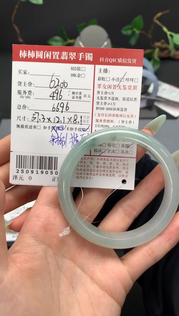 未镶嵌手镯翡翠姐姐250919050