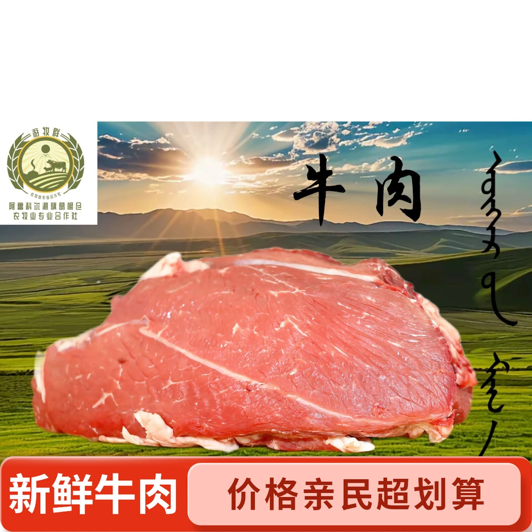 新鲜牛肉冷冻原切