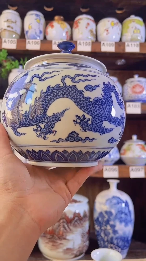迎君陶瓷纯手工手绘