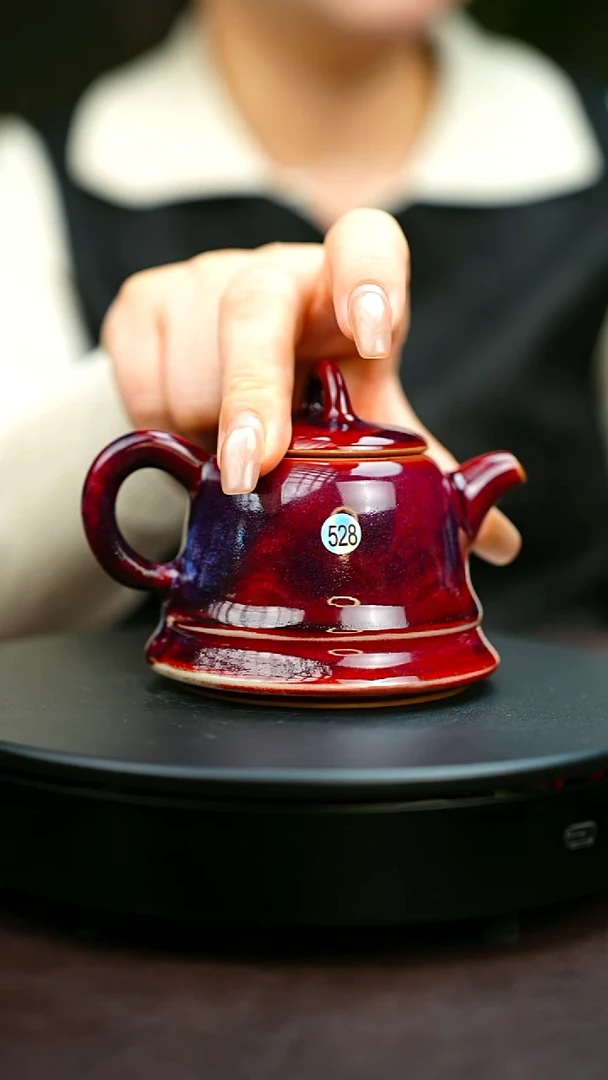 528#原矿钧瓷炉钧釉钟壶