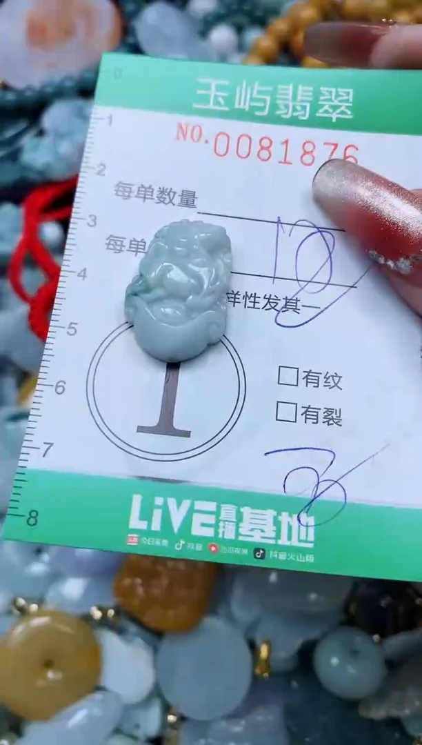 【闪购商品】翡翠颈饰未镶嵌闪购0081876多样性发其一