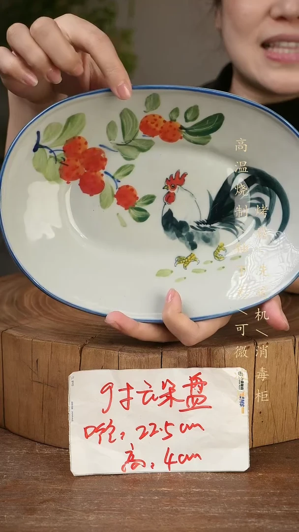 碗瓷景德镇手工手绘高温瓷釉下彩