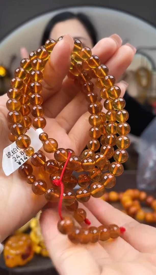 【闪购商品】琥珀裸石未镶嵌首饰 假1赔4 （多样性发货1件