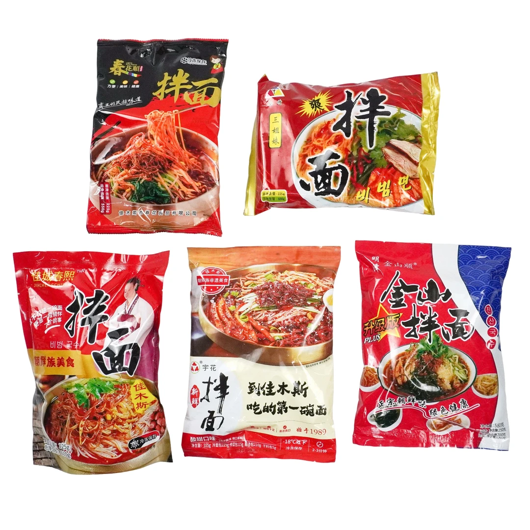 佳木斯拌面3袋包邮正宗三姐妹春花春熙金山麻辣口味拌冷面速食