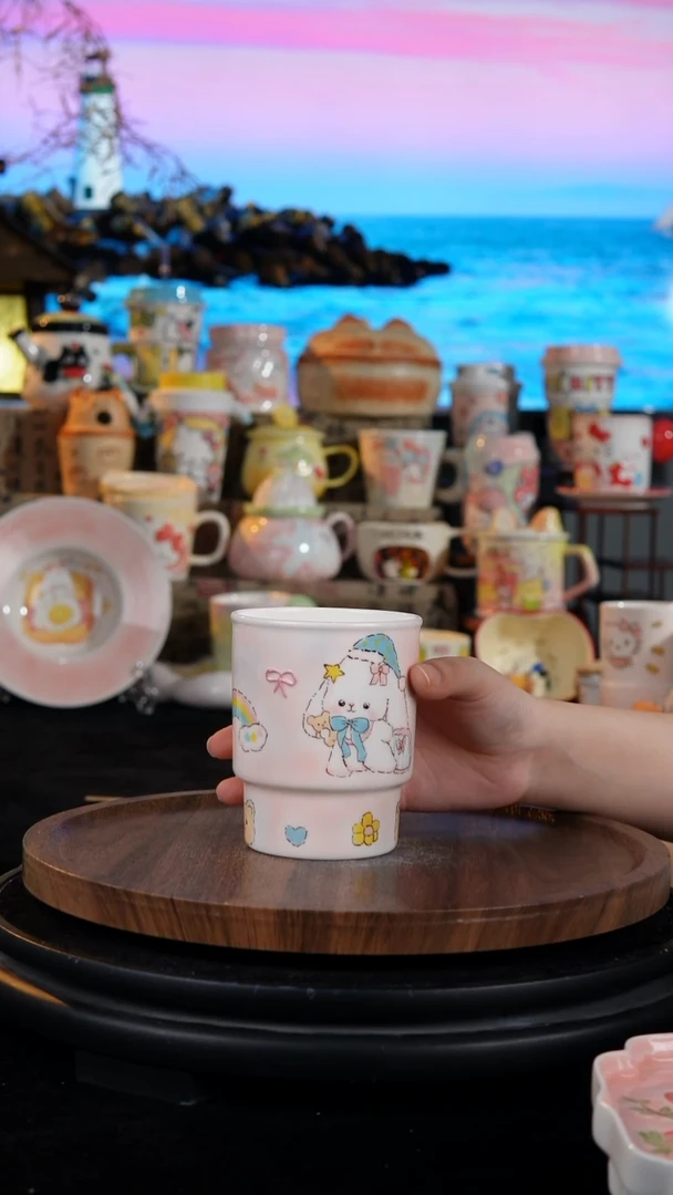 陶瓷便携款手工手绘景德镇陶瓷