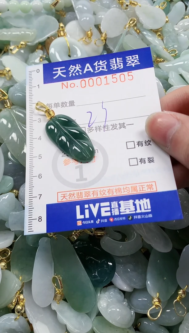 颈饰未镶嵌翡翠纯天然a货翡翠