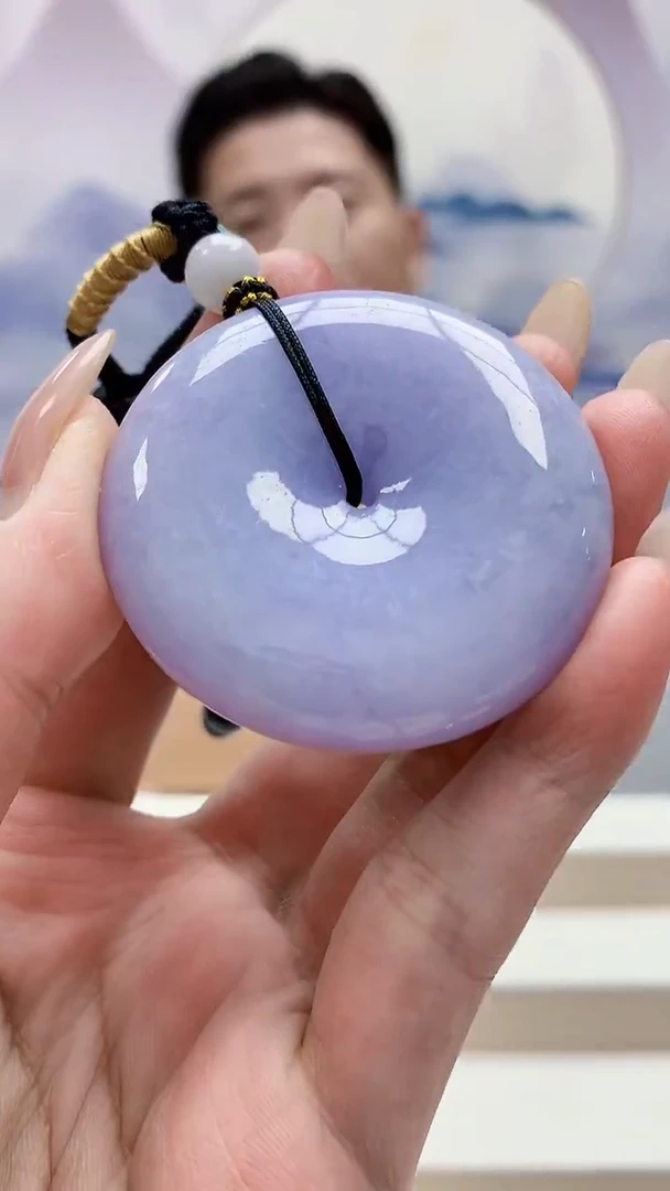 未镶嵌定制翡翠4917MM-毛货挂件135