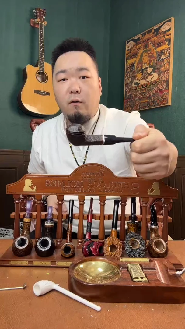 石楠木木雕款意大利进口石楠木烟斗