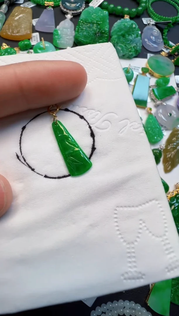 【闪购商品】定制翡翠18K金镶嵌380元