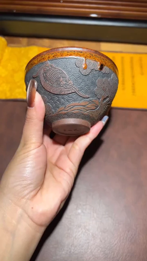 【闪购商品】茶盏13@建窑建盏王经民