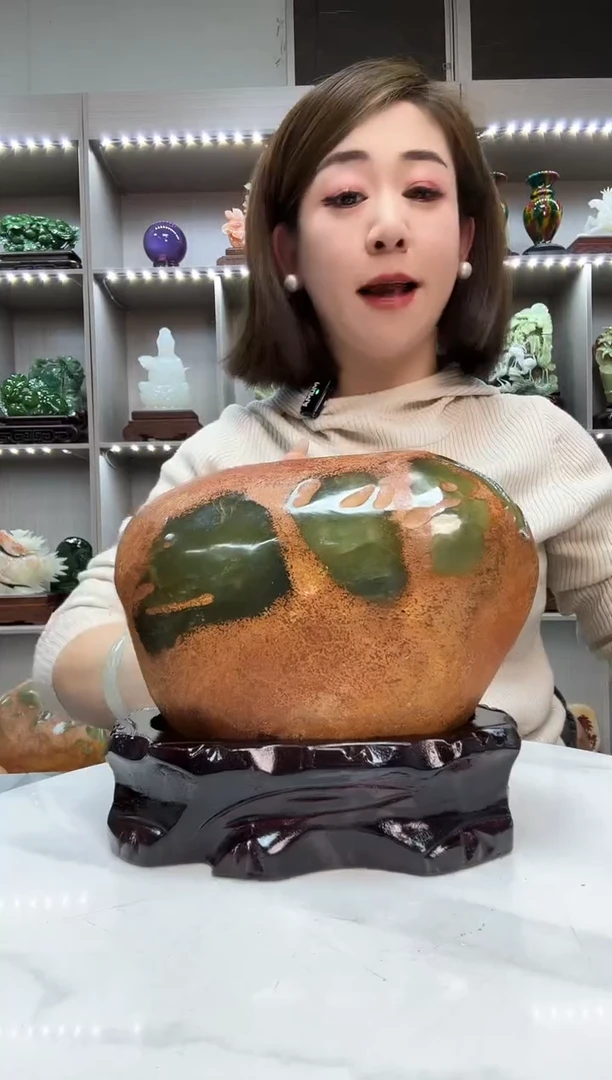 石材天然石材家居摆件办公室客厅玄关高档摆件