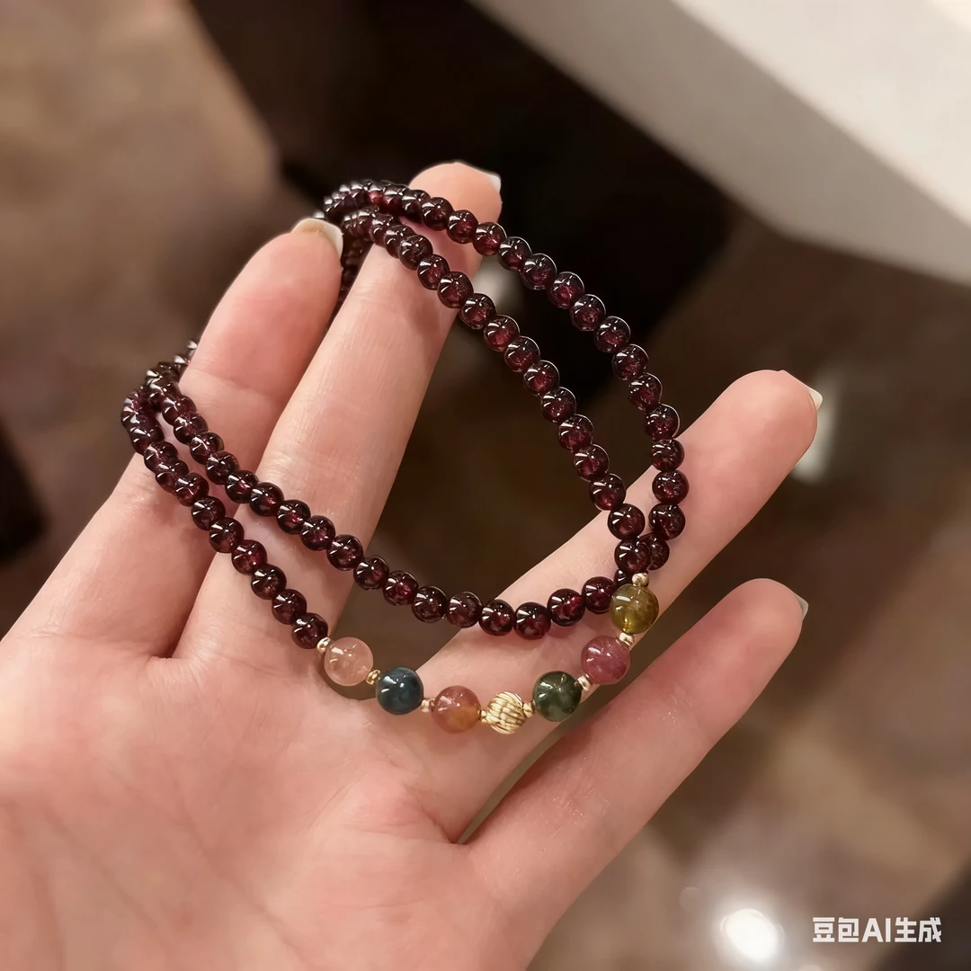 游珠手串-@966民族风饰品单圈