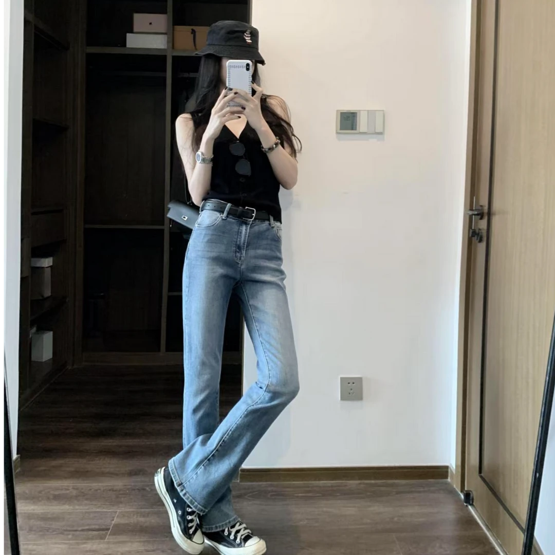 韩系纯色V领无袖针织马甲女2025夏季新款时尚洋气背心坎肩上衣