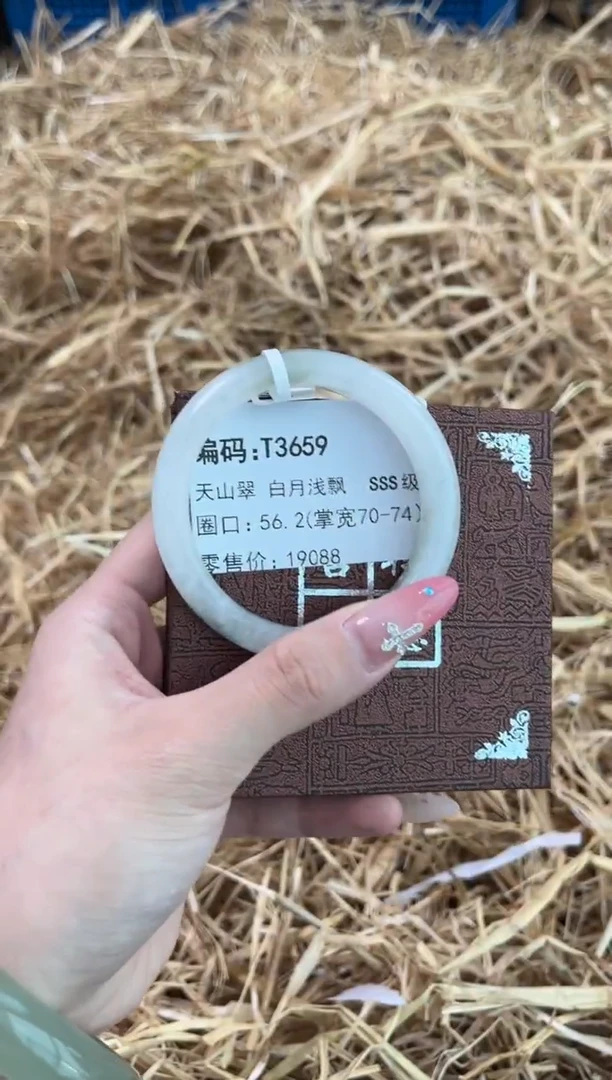 未镶嵌手镯石英质玉T3659