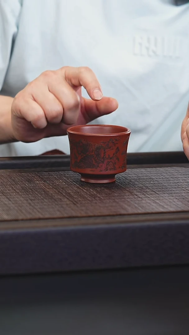 茶壶紫砂宜兴紫砂壶福虎生威杯b314