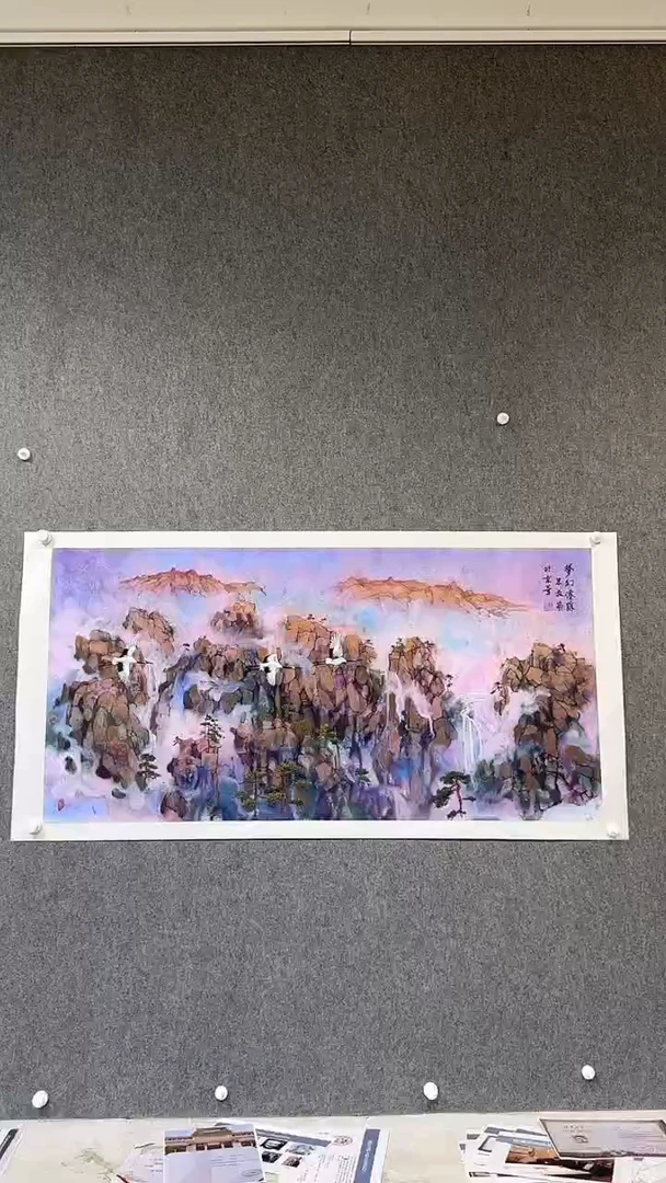 国画王忠权-8平尺-山水国画