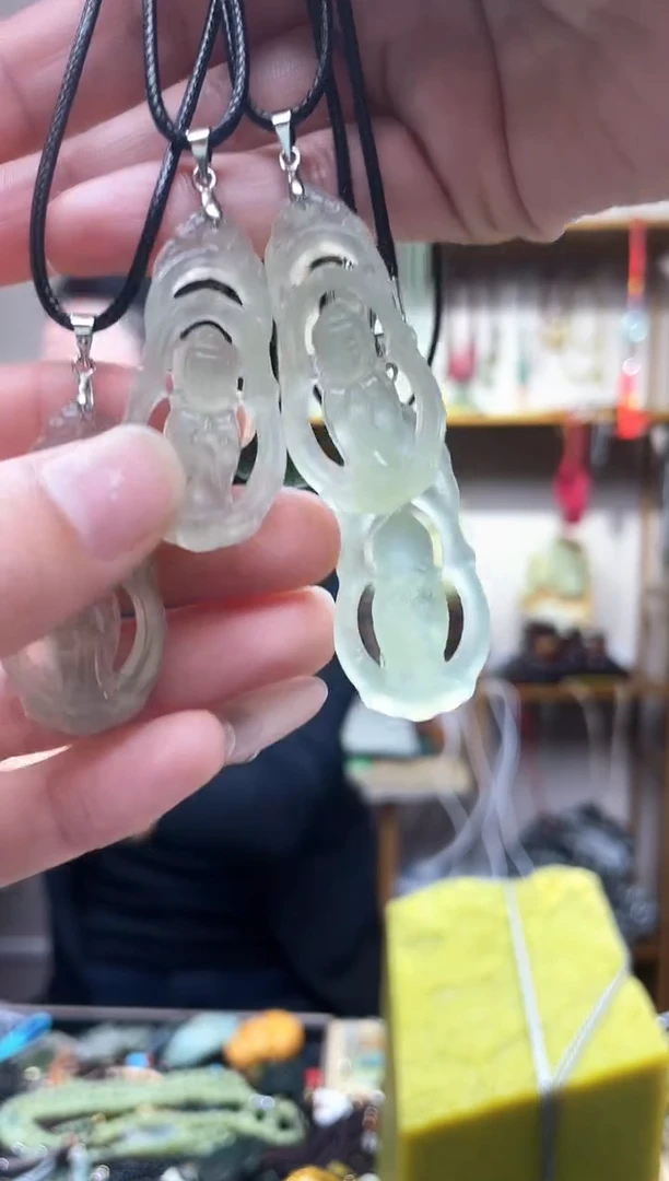 未镶嵌岫玉吊坠多样性发货拍一发一