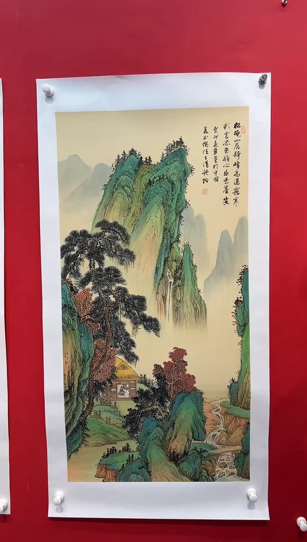 国画画家陆远华纯手绘原作