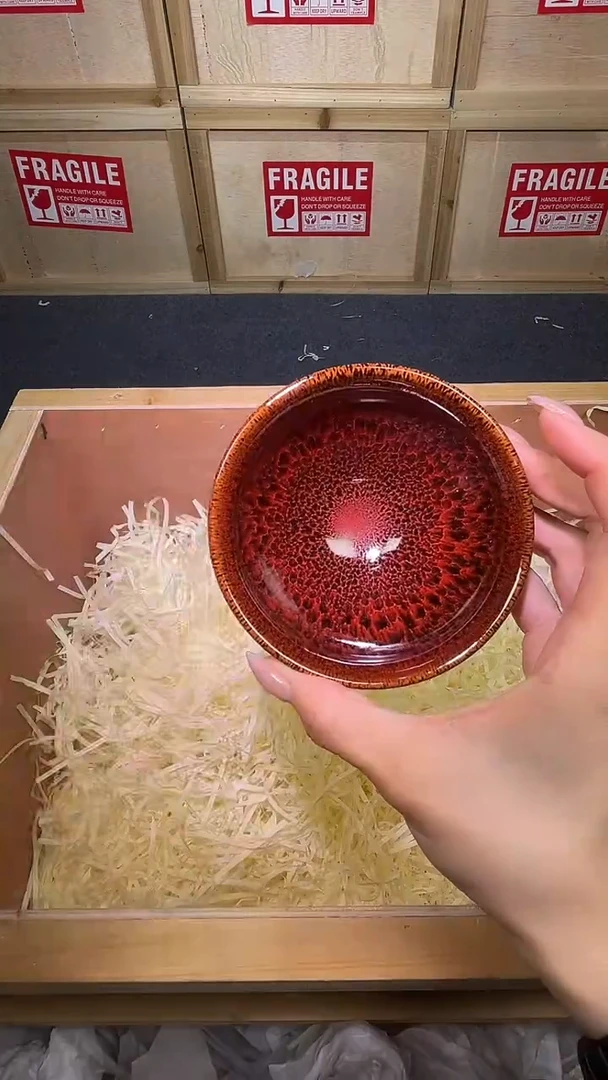 茶盏茶盏主人杯红鹧鸪束口