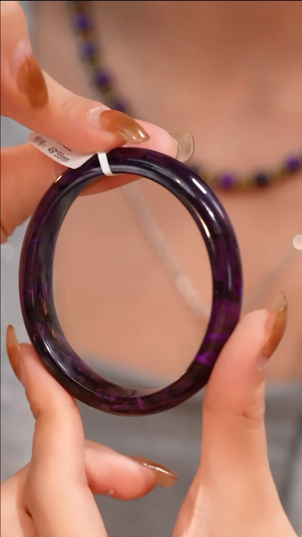 【闪购商品】苏纪石（舒俱来）手链未镶嵌帝王紫全肉贵妃镯