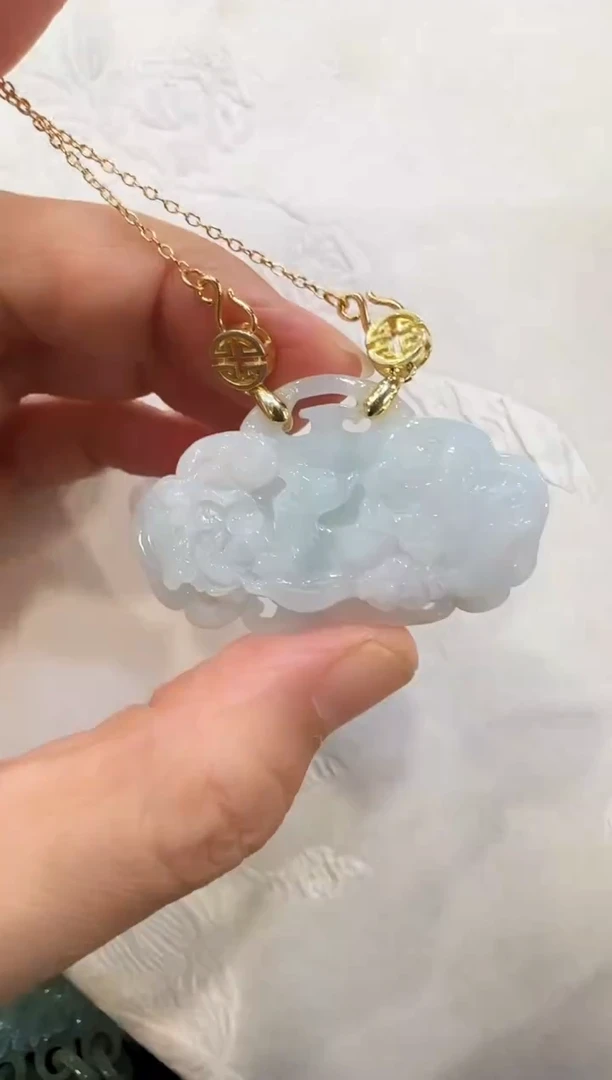 颈饰未镶嵌翡翠国风