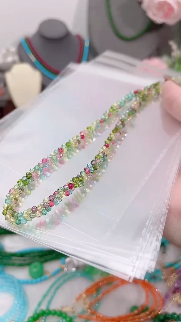颈饰合金尖晶石彩麻花39.9