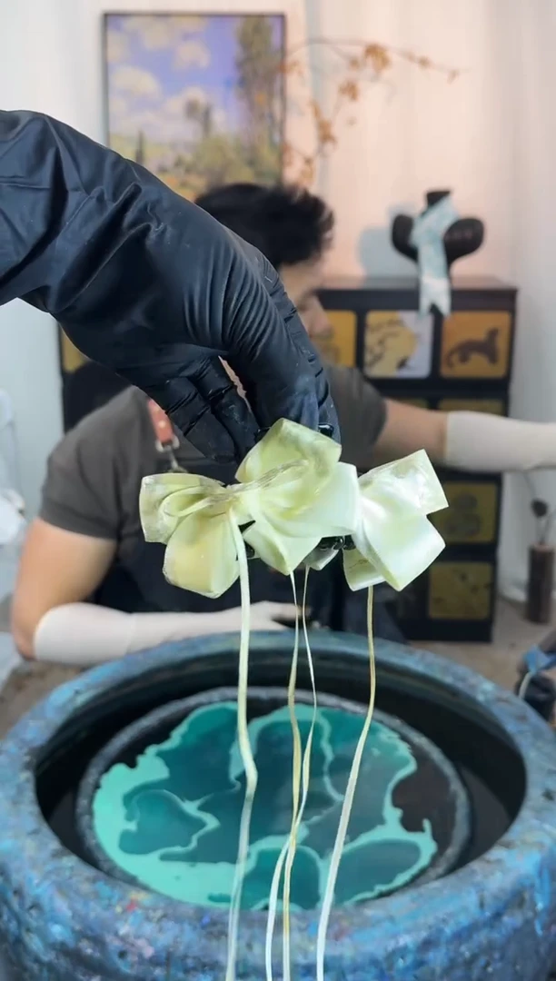 227飘带抓夹银杏微雨