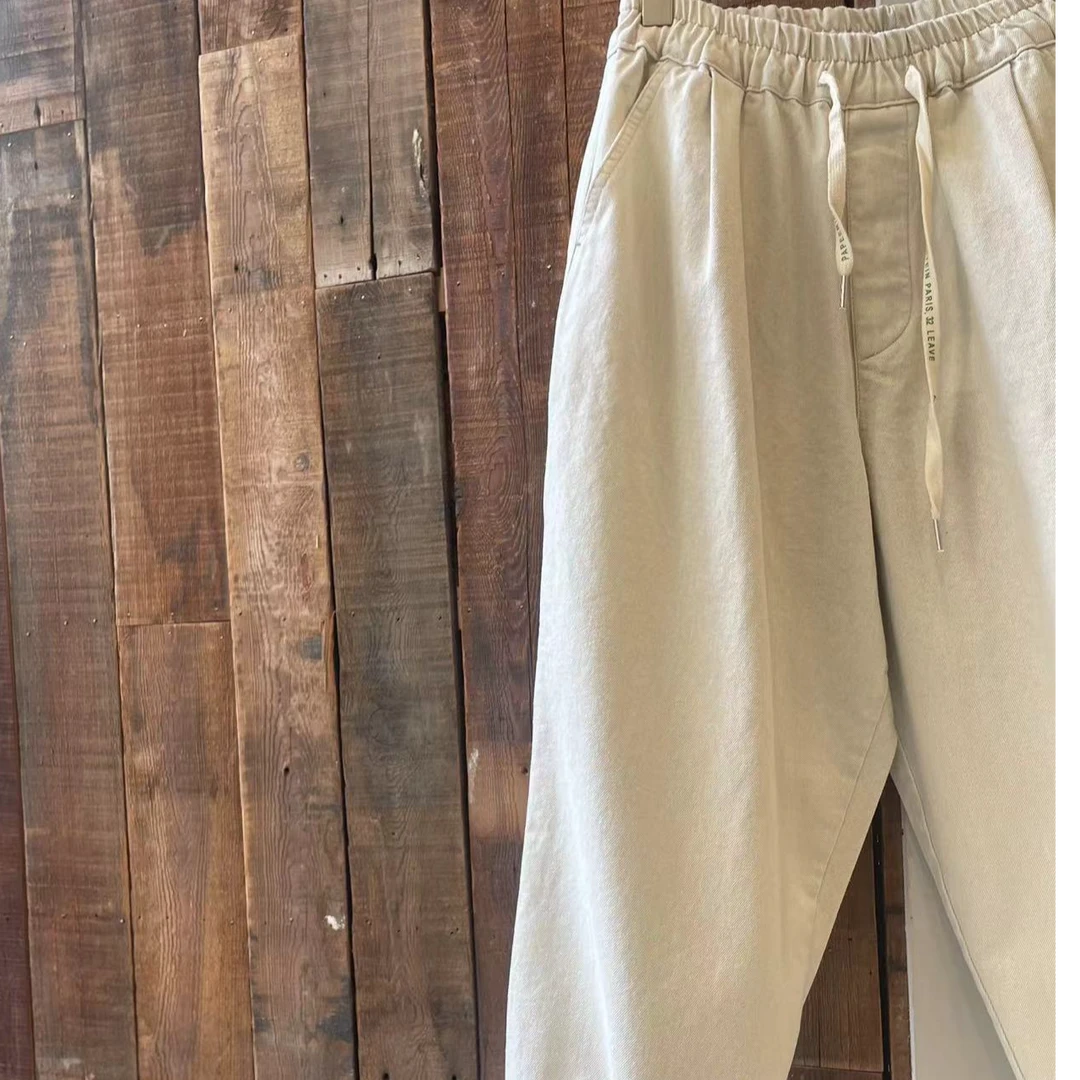 韩国正品不支持退换/索纳塔/抽绳休闲布裤/0209