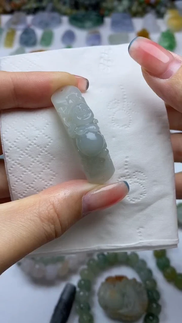 未镶嵌定制翡翠毛货定制不退不换