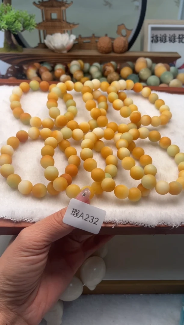 【闪购商品】菩提根/象牙果手串11-12mm瑕原果随机一串不挑A232