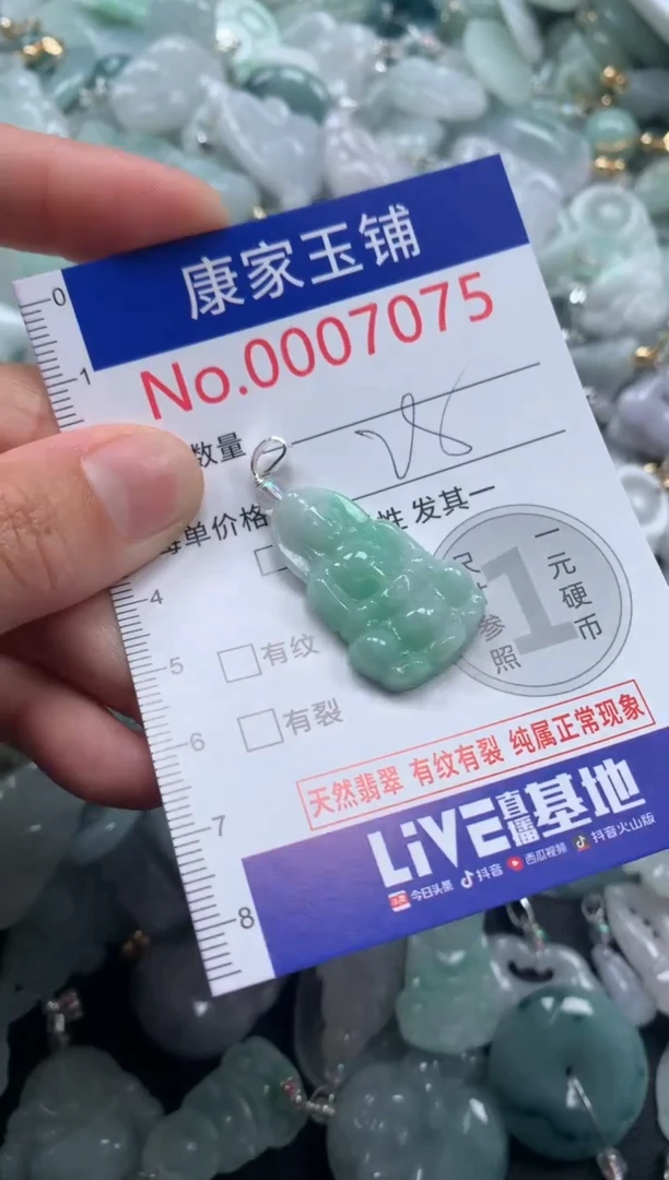 颈饰未镶嵌翡翠7075