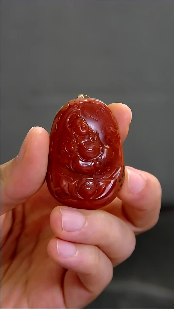未镶嵌雕刻南红玛瑙009ZB1107产品一个