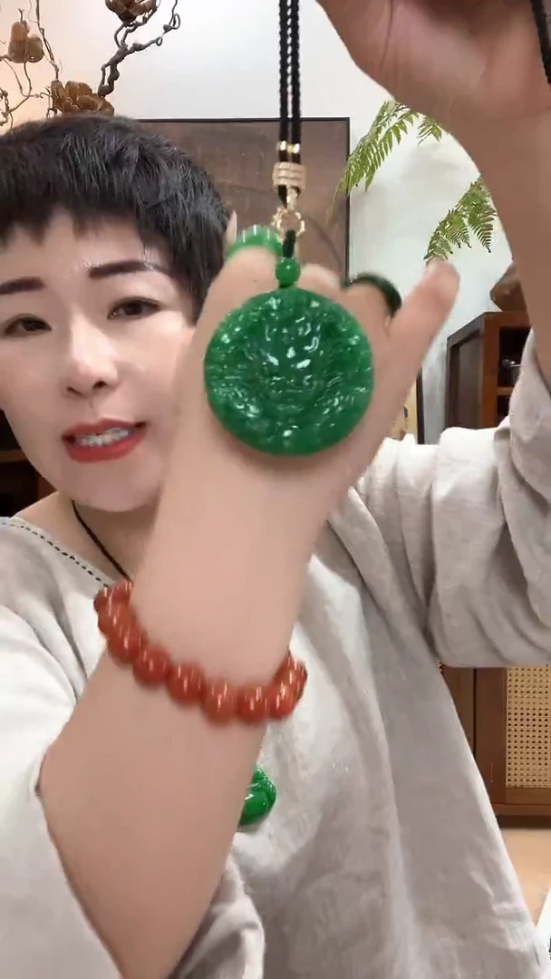 吊坠(赠链)合金翡翠215