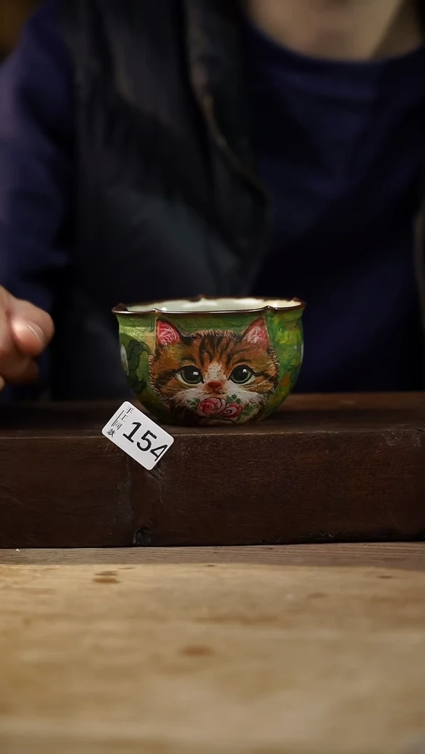 瓷片福利设计师款/猫咪咖啡杯