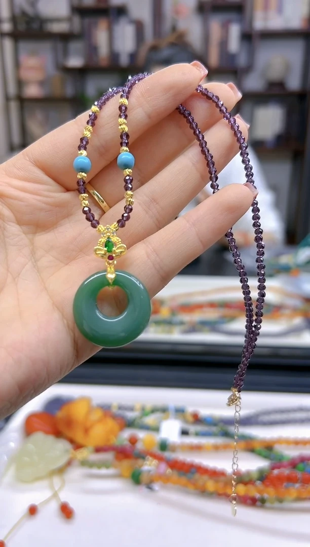 【闪购商品】和田玉（碧玉）颈饰未镶嵌X361