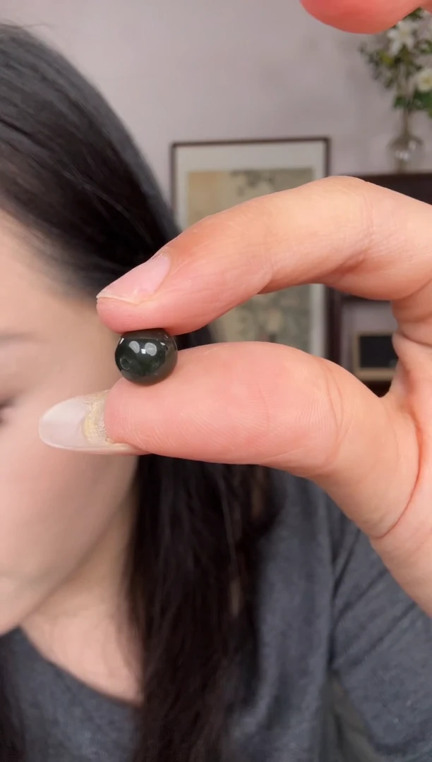 未镶嵌和田玉挂件01801-多样性发其一 有结构 7mm+